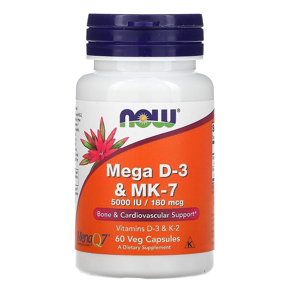 Mega D3 MK7, 60 капс Now